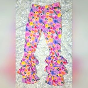 Matilda Jane Ruffle Leggings Size 8 (Girls)